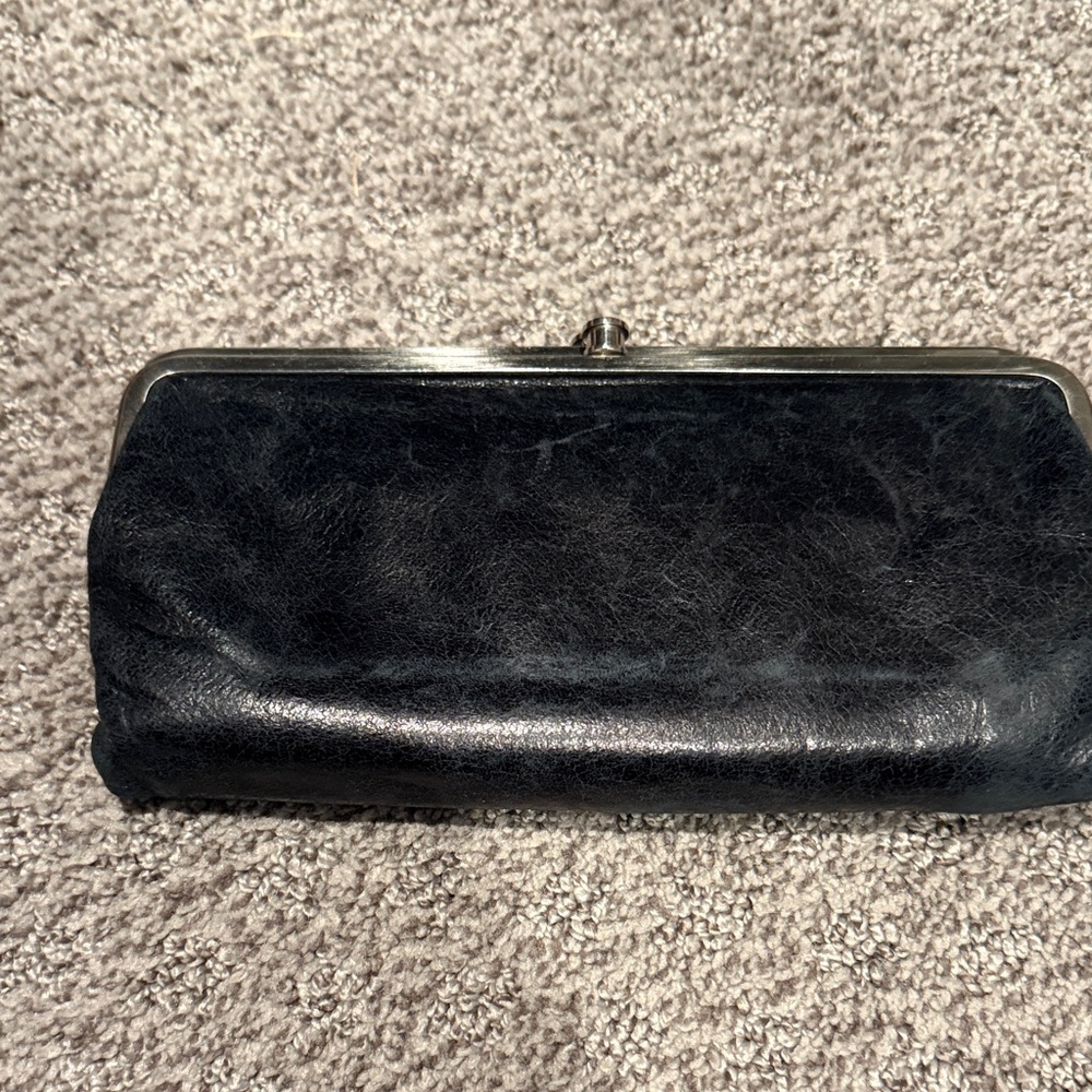 HOBO Black Leather Wallet